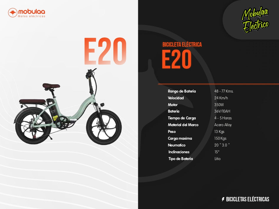 Bicicleta Electrica E20