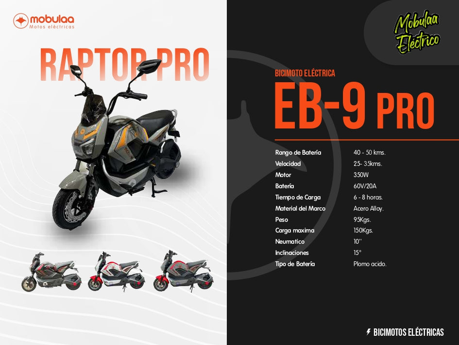 Mobulaa Raptor Pro EB-9B RAPTOR PRO – mobulaa