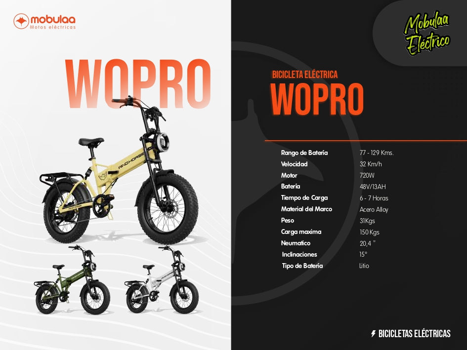 Bicicleta Electrica W0PR0