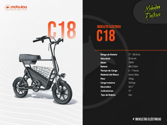 Bicicleta electrica C18